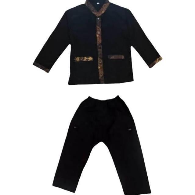 New- Setelan Sekolah Pangsi Anak SD Batik Polos Sekolah TK SD Jumbo