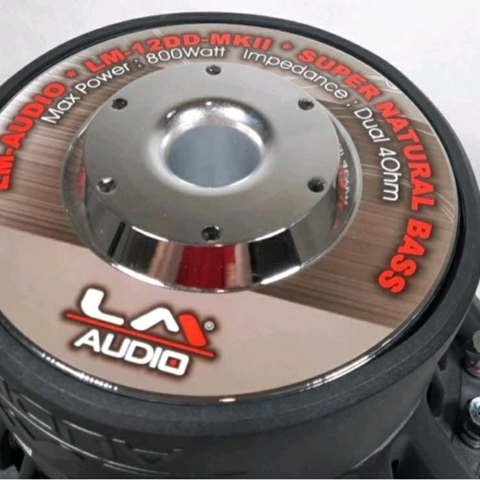 Subwoofer 12 Inch Lm Audio Lm-12Dd-Mkii Double Coil.Magnet Subwofer Mobil 12Inch Lm12Ddmkii Lm 12Dd 