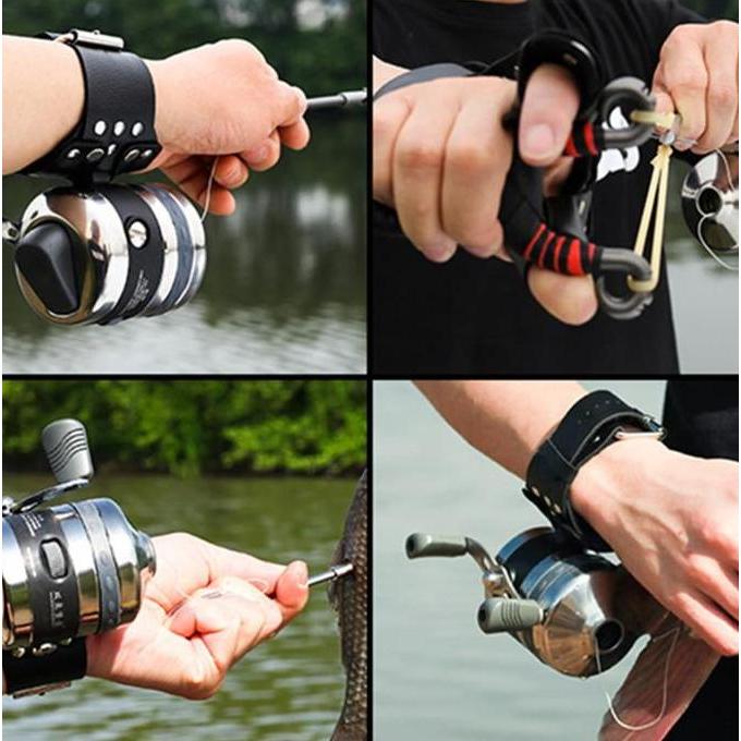 Reel Pancing Ketapel Berburu Mancing Outdoor Hunting - Bl25 Dengan Senar 40 Meter Kualitas Terbaik H