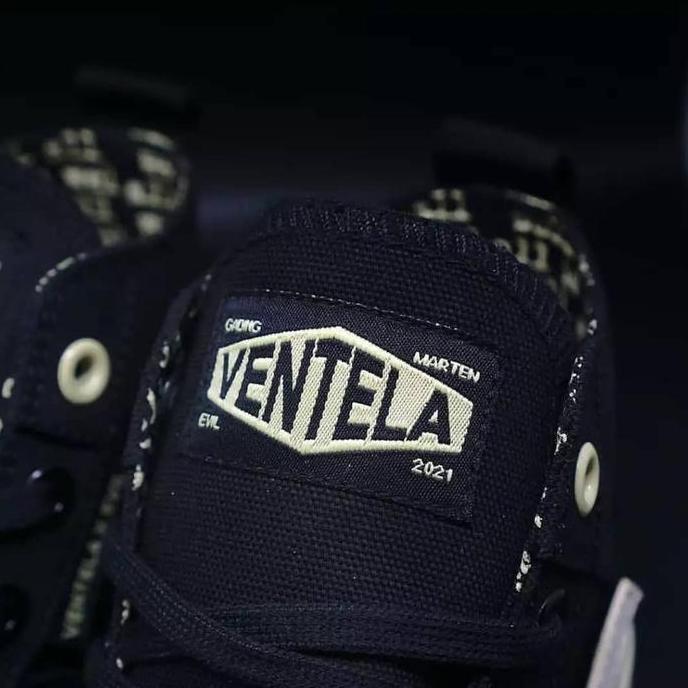 Ventela evil X Papa Gading High All Is Well Low Black Original Pria Wanita Ventela Evil X High
