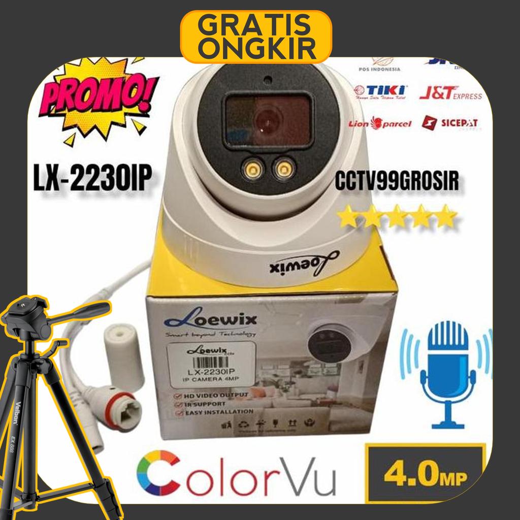 Cctv Ip Camera 4Mp Loewix Mic Audio Full Color Lx-2230Ip