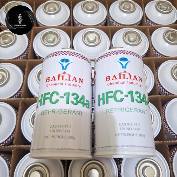Freon Ac Mobil Bailian Kaleng Hfc - R134A 300G Original Original Dan Terpercaya