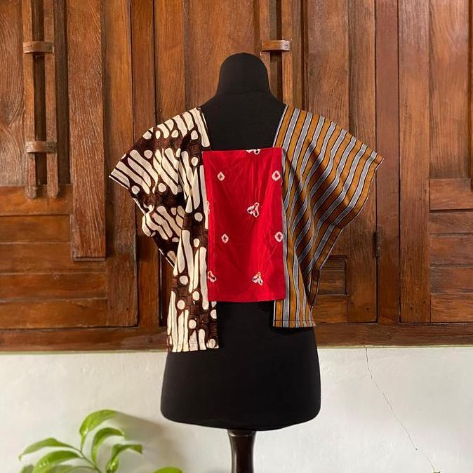 Rujak Top (Atasan Lurik Yogya - Jumputan - Batik Parang)