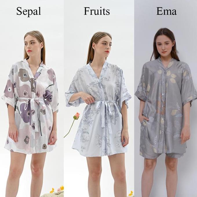 Natsukashi Silk/Tencel Collection - Piyama/Pajamas/Baju Tidur MelianaLiu Official
