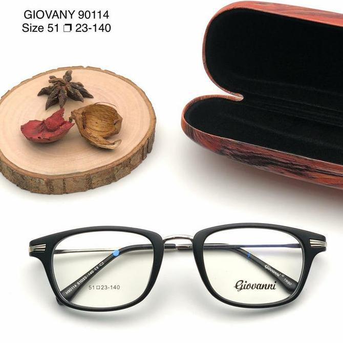 Frame Kacamata Giovanni Pria Wanita // Lensa Blueray Terlaris