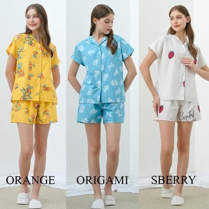 Evee Set Cotton Collection - Piyama/Pajamas/Baju Tidur Meliana Liu Official