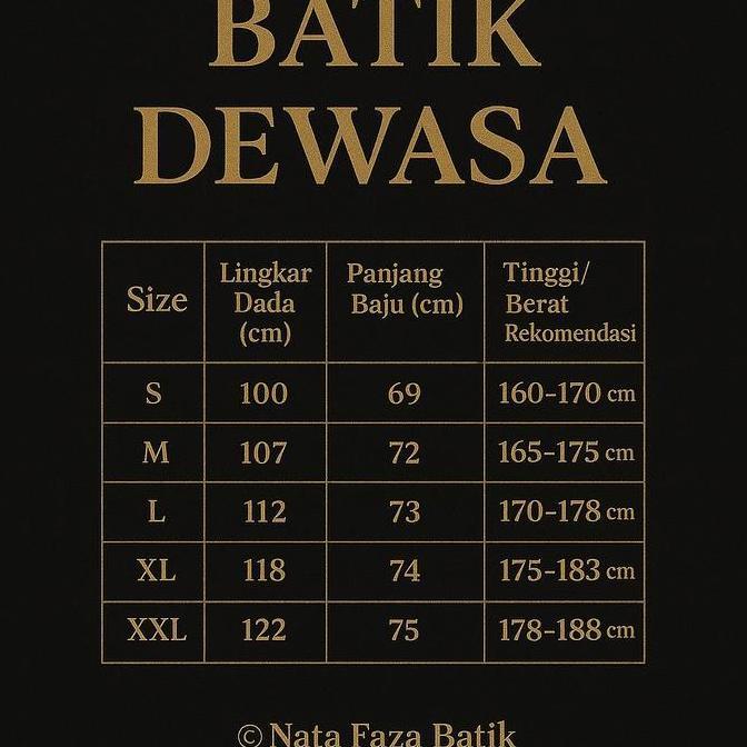 TERJAMIN Cokelat Tua Baju Batik Couple Katun Premium Ayah dan Anak Motif Flora Seragam Keluarga Eleg