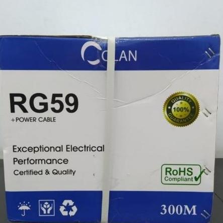 NEW kabel cctv RG59+power/kabel cctv RG59 COLAN 300M