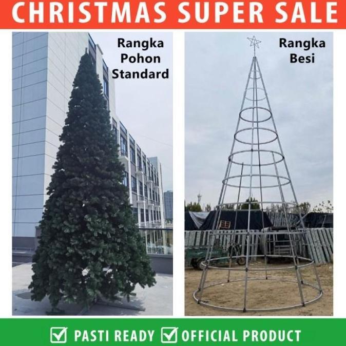Pohon Natal Besar Tinggi 5 Meter 17 feet Premium Christmas Tree