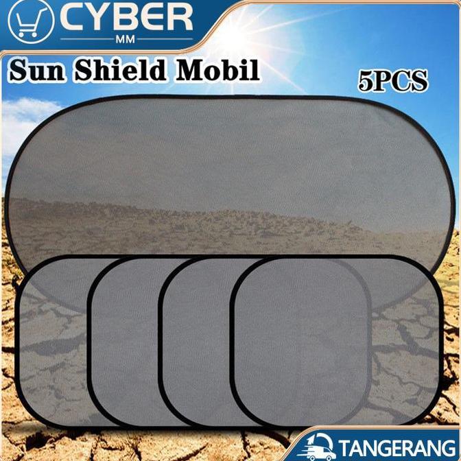 Tirai Pelindung Panas Matahari Anti Uv Mesh Untuk Kaca Jendela Mobil