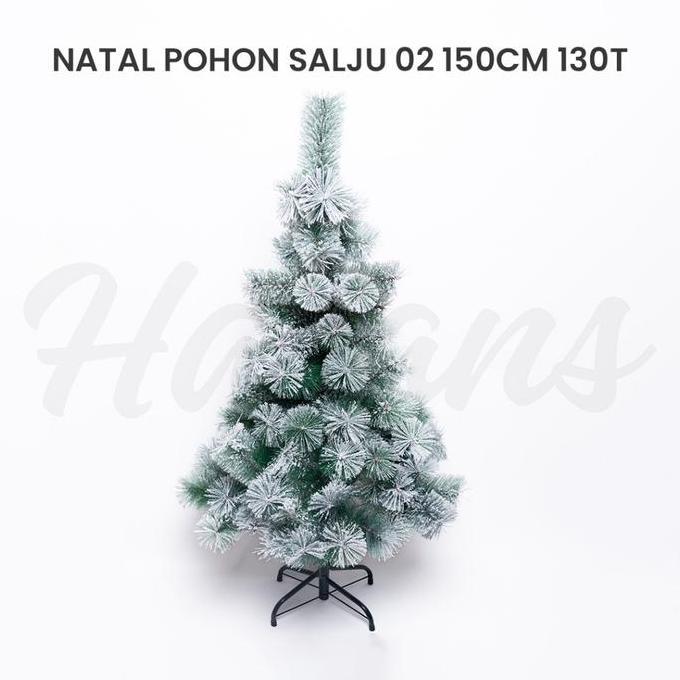 Pohon Natal Christmas Salju / Pohon Cemara Dekorasi Hiasan Natal / Natal Pohon Salju 02 150Cm 130T