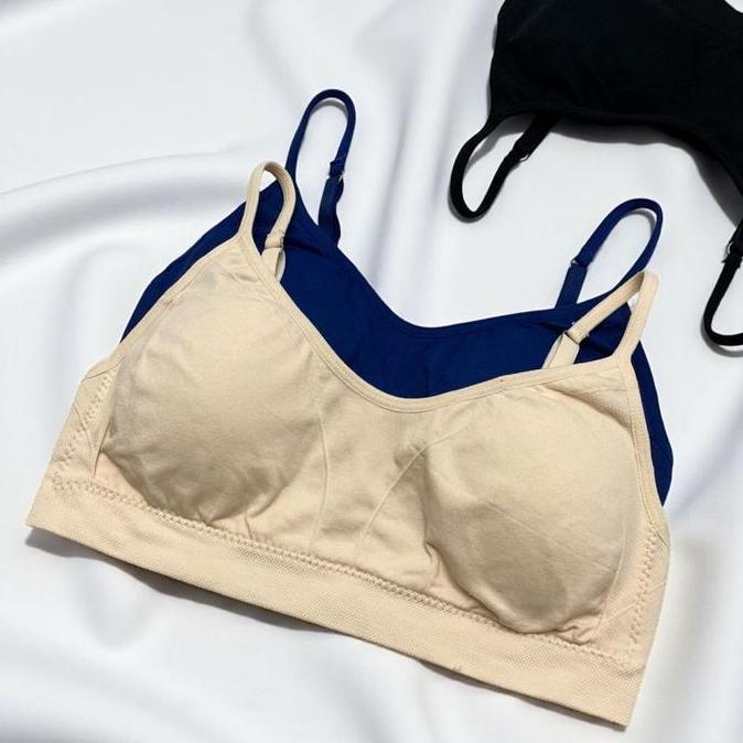 Murah Bra Wanita FELANCY 02002-5 - Tanpa Kawat - Busa Tipis - Dengan Kait 2 - Ukuran 34B 36B 38B Non