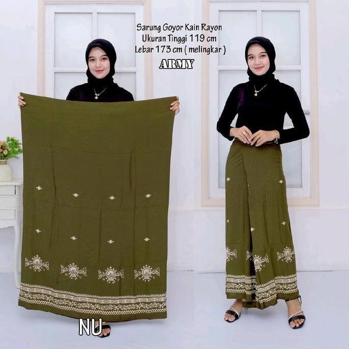 Diskon Sarung   Dewasa Hitam Santri Putri Sarung Wanita Sarung Batik Sarung   Kain Batik Rayon Nyama
