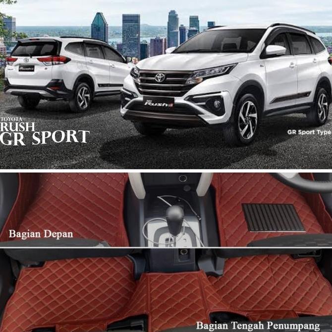 Promo ORIGINAL Haima Karpet 7D Mobil Toyota Rush GR Sport 2022 Full Bagasi Diskon