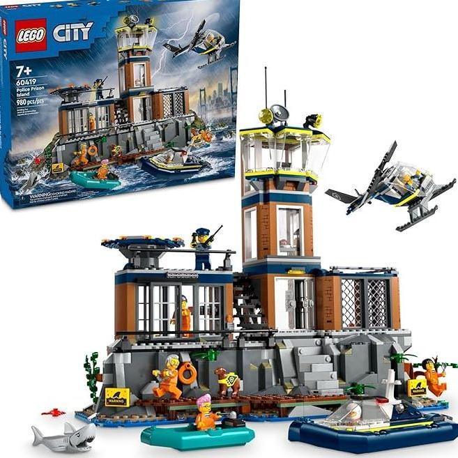 LEGO City Police Prison Island Building Set,