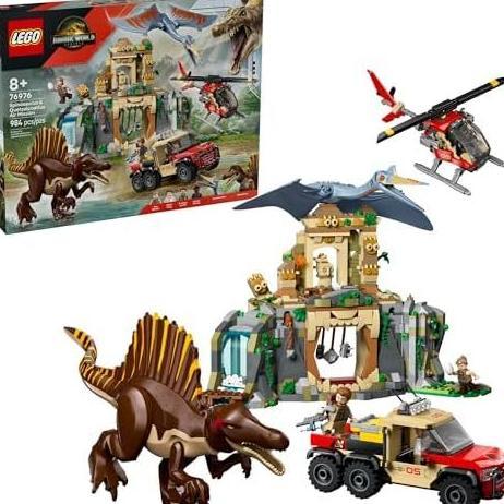 BEST SELLER LEGO Jurassic World Spinosaurus & Quetzalcoatlus Toy