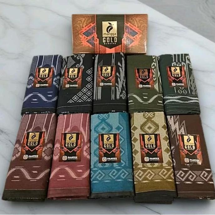 Diskon Sarung Mangga Gold Kembang Premium Sarung Tenun Mangga
