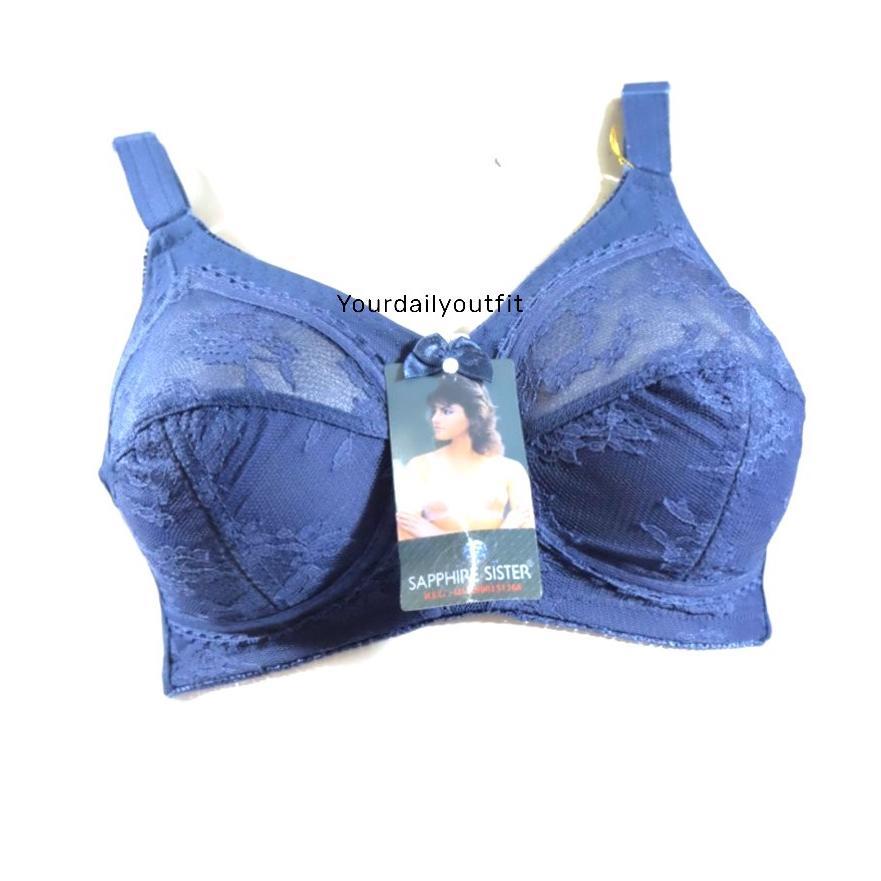 Bh Sister Sapphire Sister Bra Classic Tanpa busa dan Tanpa Kawat Original / BH Sister Orisinil