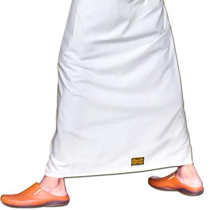 Terjangkau Sarung Wadimor Motif Hitam Putih Polos Warna Tumpal Tenun Dewasa Kain Katun Muslim