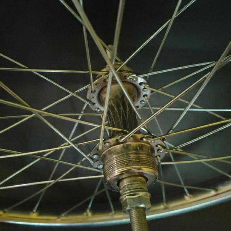 wheelset 20 atau velg sepeda 20in siap pakai sudah dirakit dan disetel jari2
