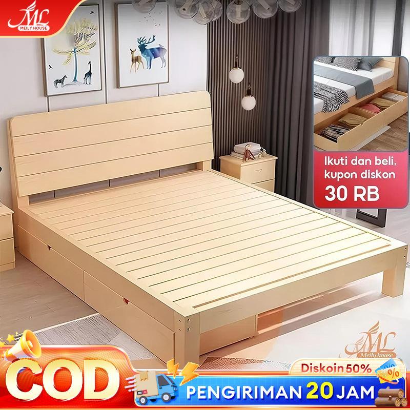 Dipan Tempat Tidur Kayu Dipan Minimalis Divan Kasur Kayu Divan Sandaran Tempat Tidur Ranjang Kasur