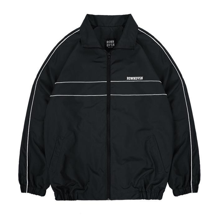 Rown Division Storage Tracksuit Jacket - Rowndvsn Jaket Parasut Cresco Black Terlaris Best Quality 1