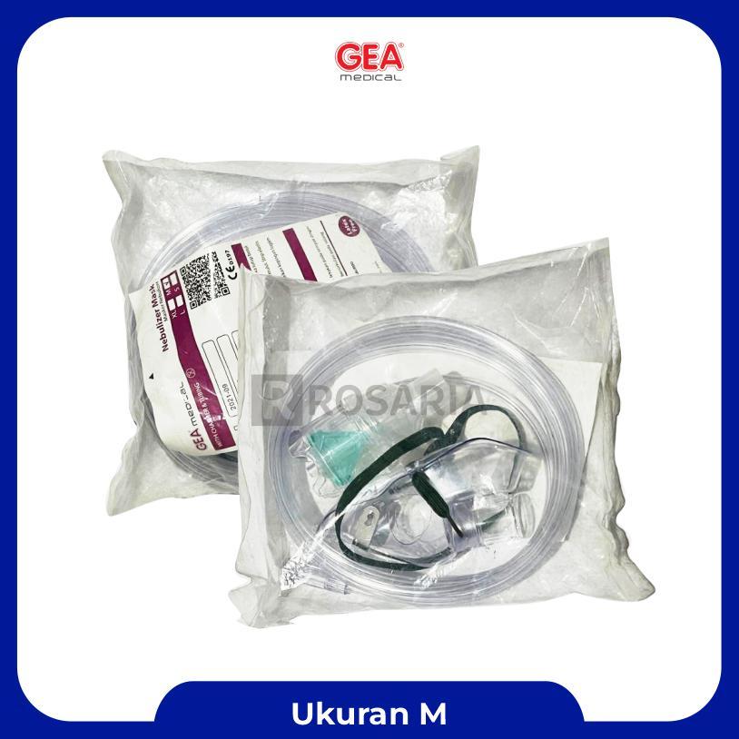 Nebulizer Mask Gea Masker Tempat Obat Uap Terapi Baru