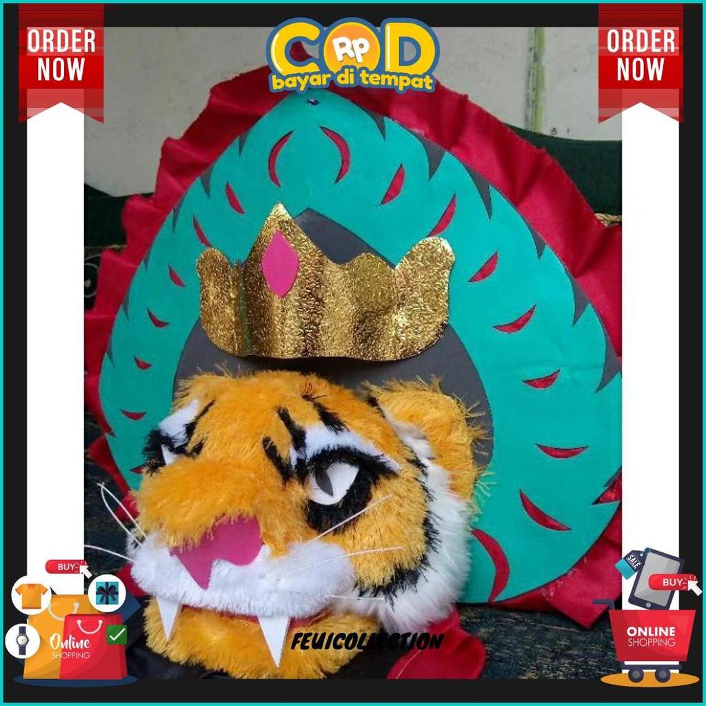 Barongan Macan Kuning Lengkap. Original Produk