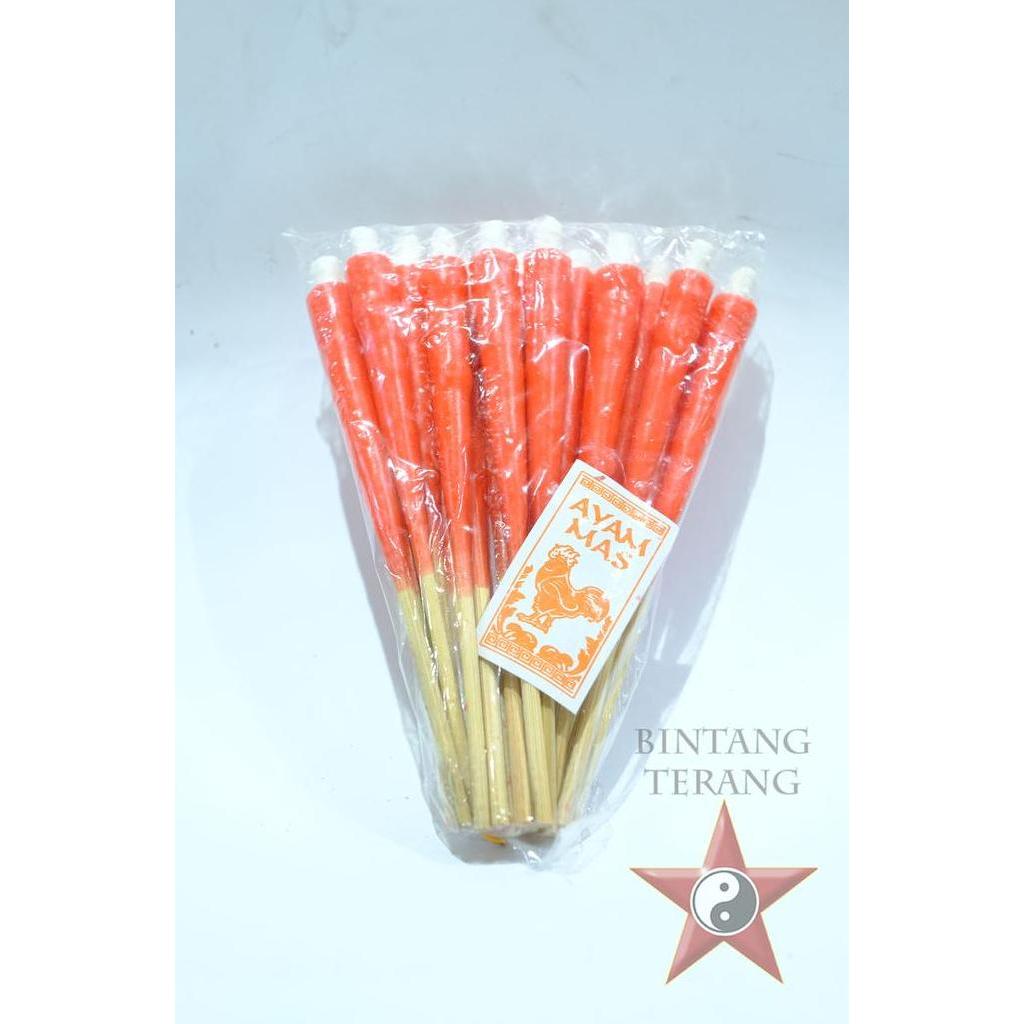 Lilin Bambu Tancap Sembahyang Bong Kuburan Sumbu Besar