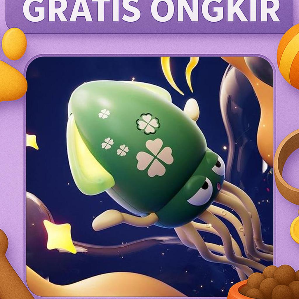 Buat Kucing Di RumahMainan Gurita Menari Electric - Gerakan Lucu, Aman & Seru Buat Kucing Plastik