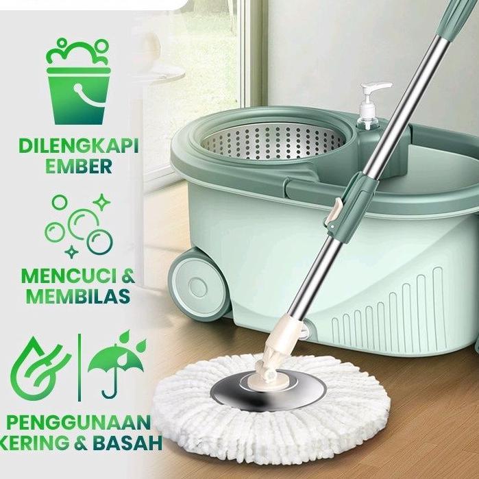 PROMO MURAH scm003 ALAT tongkat  PEL LANTAI BONBOX BCT704/ SAMONO SCM003  / SCM012 1SET Fiber dengan