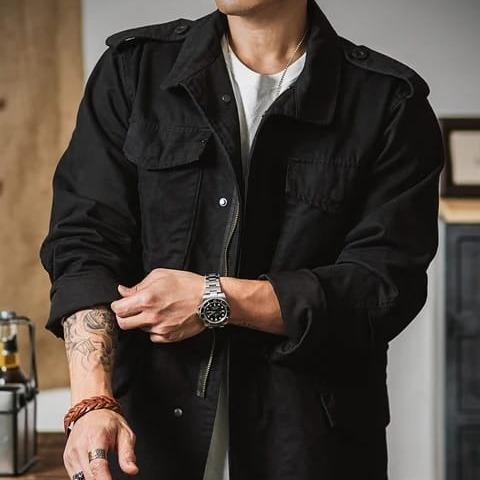 F1F Jaket Parka Pria M65 Field Jaket Military Katun Army Casual Termurah Best Quality 100% Original