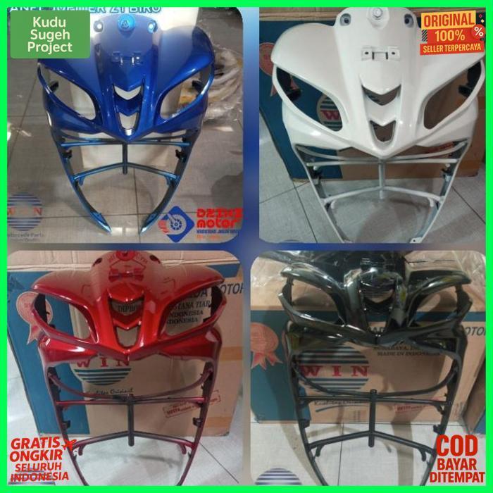 Diskon Panel Tameng Body Depan Yamaha Jupiter Z1 Injection 1Yd Hitam Merah Putih Merek Win