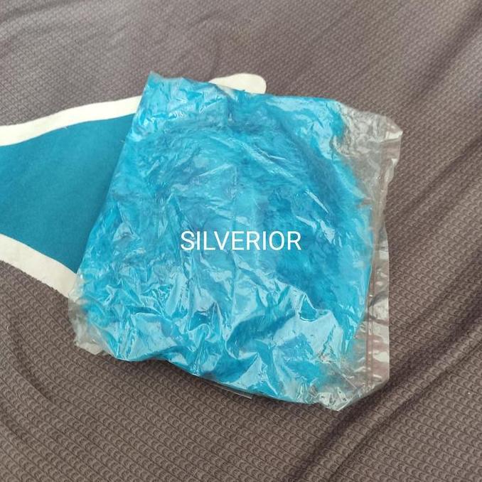 Tali slinger pesta bulu biru muda