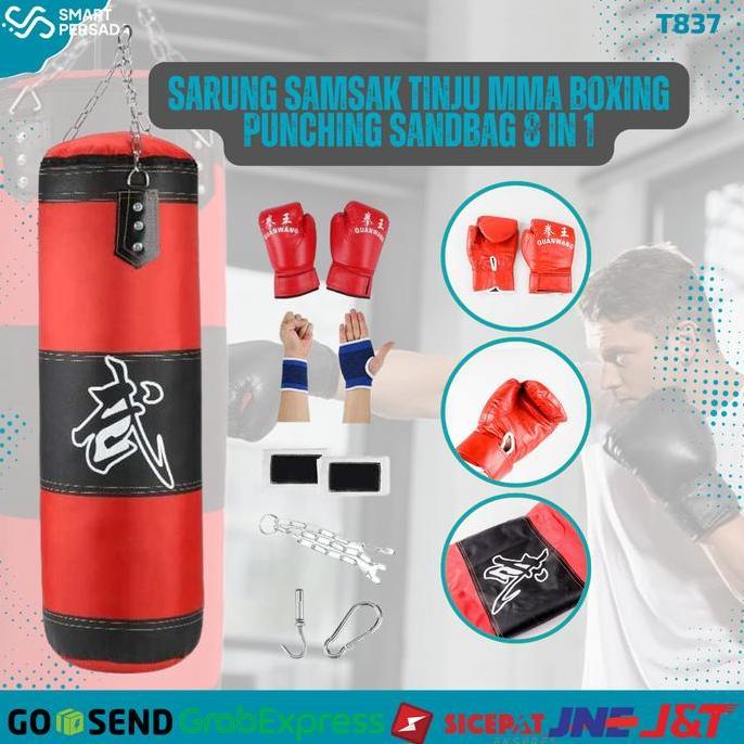 TERMURAH - Samsak Tinju Gantung Silat Dewasa Sarung Mma Boxing Bela Diri 8 In 1