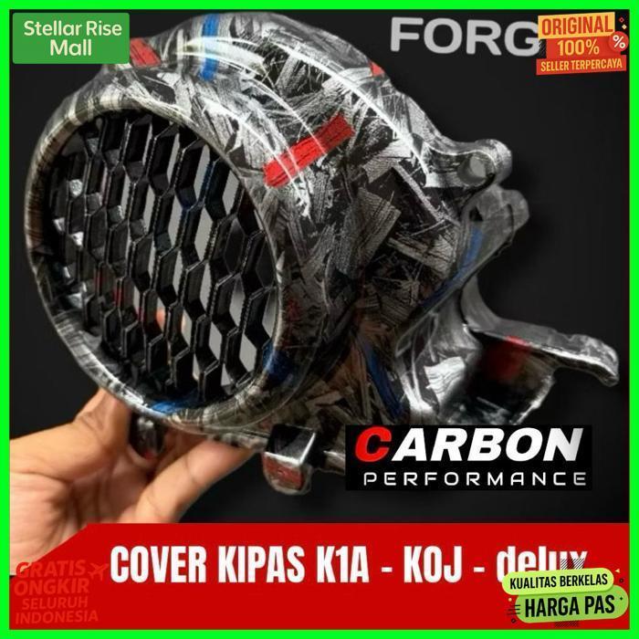 Promo Tutup Kipas Beat Delux Carbon Forged Scoopy Genio Tutup Kipas Beat New Carbon Forged Kipas Sco