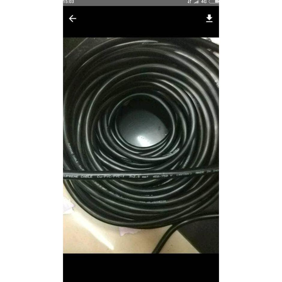 KABEL SERABUT NYYHY 3 X 2,5 MM HRG PER METER NYYHY 3X2,5MM