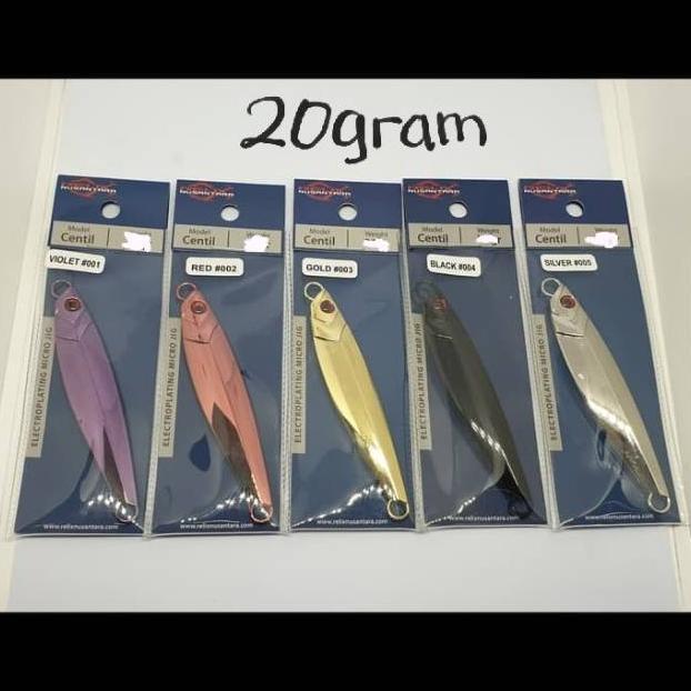 Baru Metal Jig Relix Nusantara Centil 20Gram