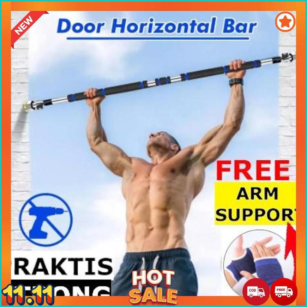 Pull Up Bar Fit Sport/  Tiang Sit Up 2 Option Sizes - Arm Support Cod [H2]