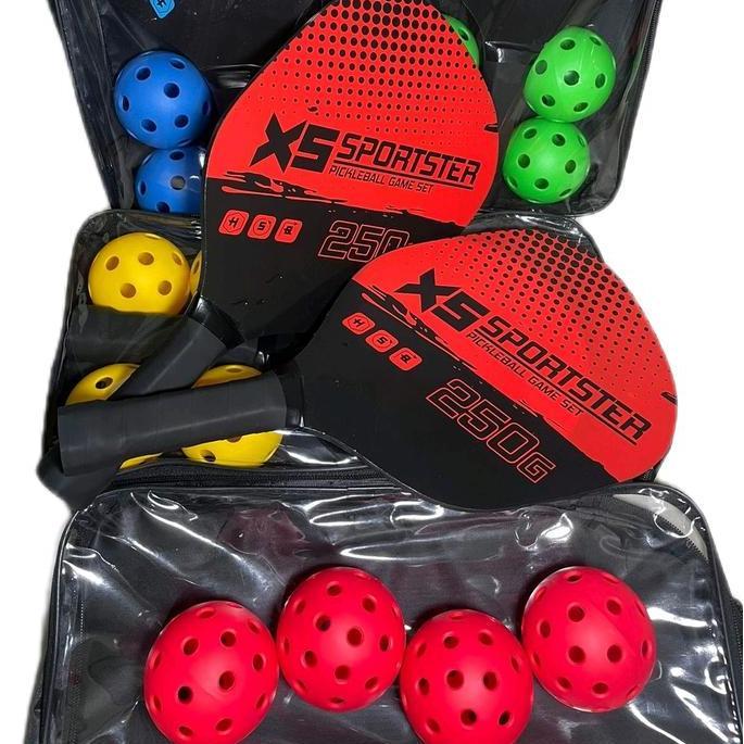 Promo Pickleball Set 2pcs Raket Pickleball Pickleball Paddle Set Paddle Tenis Pickleball Bola Pickle