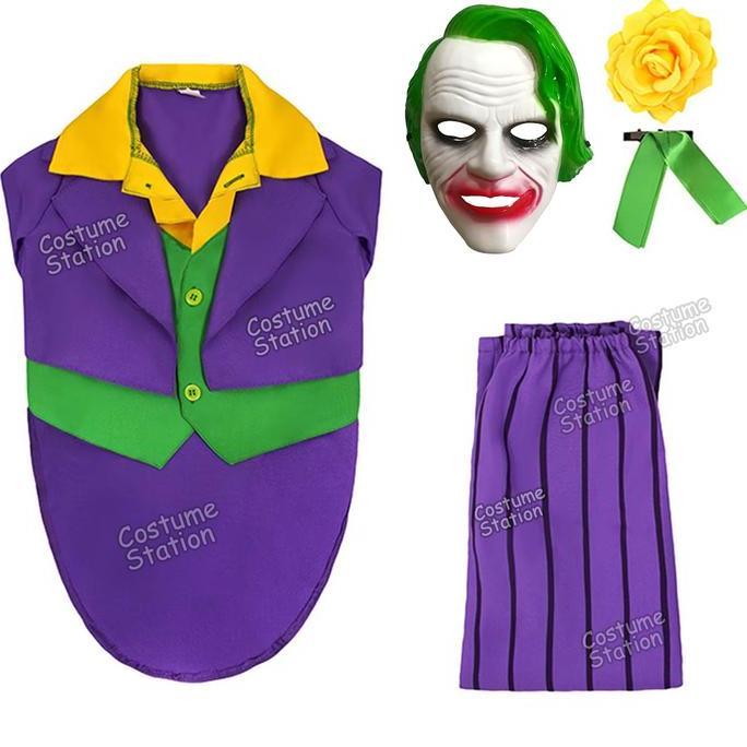 Kostum Joker / Costume Supervillain Batman DC Clown Badut anak cowo