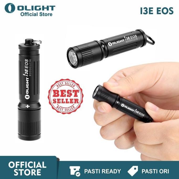 Promo Olight I3E Eos (Black) Flashlight Senter Led Original