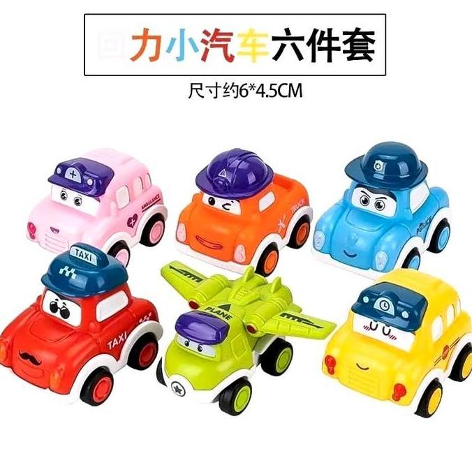 Terjangkau Pajangan Kue Ulang Tahun Mobil Warna Warni 6Pcs / Hiasan Kue Mobil Robocar Poli / Dekoras