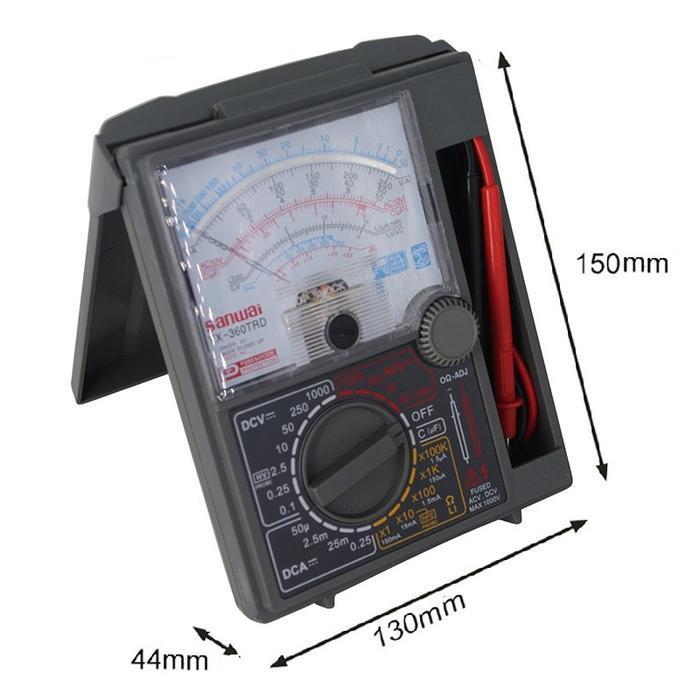 Sanwa Yx-360Trd Multimeter Multitester Analog Meter Fuse Diode Protection Dc Ac Test Analogue Multi 
