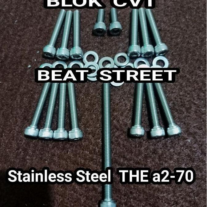 baut bak cvt Beat Street stainless