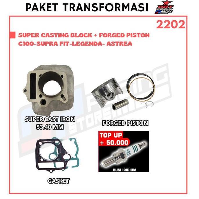 Promo BRT Paket Bore UP C100 Suprafit - Legenda - Astrea - Promo 2202 Diskon
