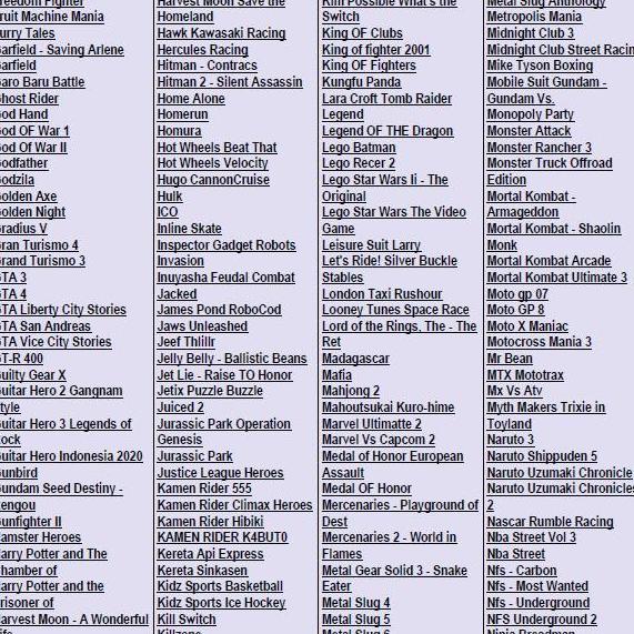 FLASHDISK PS2 64gb full game