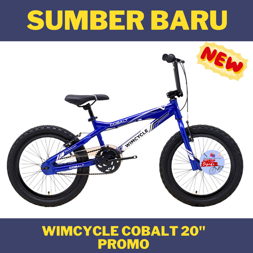 Sepeda Anak BMX 20 Inch Wimcycle Cobalt Generation 20