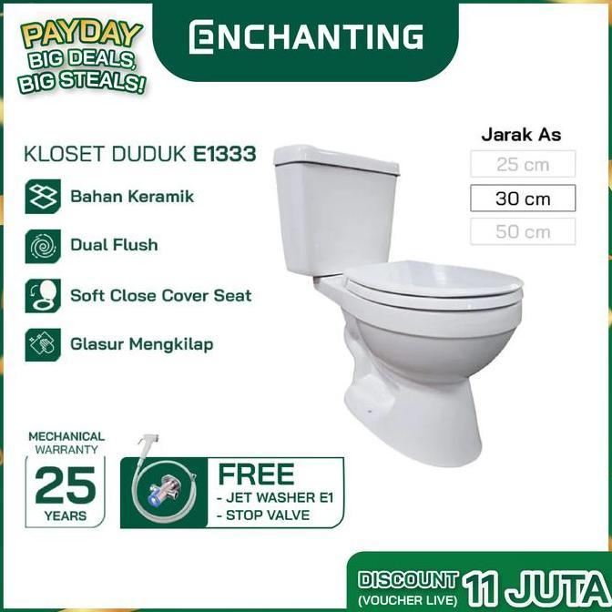 Toilet / Kloset Duduk Europe Enchanting E1333