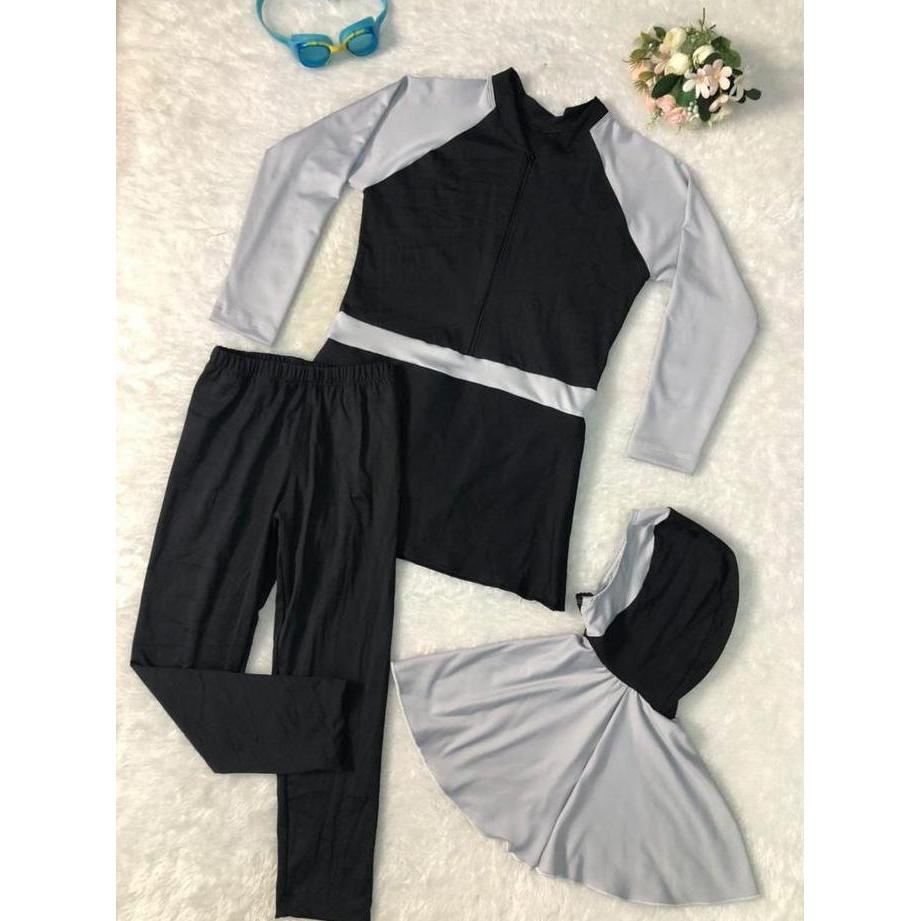 Promo Baju Renang Anak Perempuan Muslim/Baju Renang Anak Cewk/Pakaian Renang Anak Muslim/Baju Renang